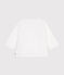 Baby-Bluse aus Baumwoll-Piqué weiss ECUME