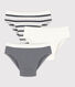 3er-Set Slips mit Streifen für Jungen