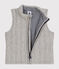 Baby-Weste aus Doppeljersey grau CHATON CHINE