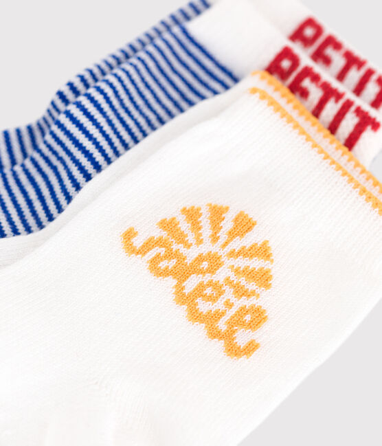 2er-Set Baby-Socken aus Baumwolle mit Streifen variante 1